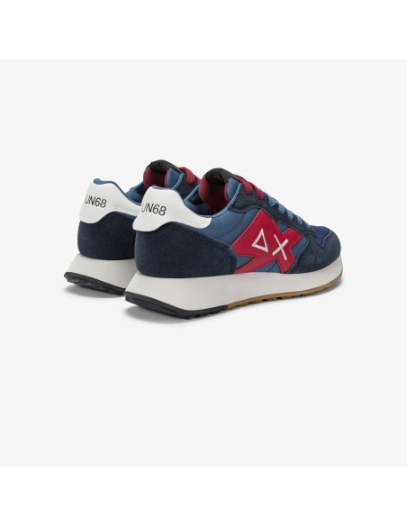 Tirenna Uomo Abbigliamento: Sun68 Sneaker Jaki Bicolor nylon navy blue