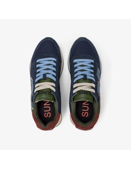 Tirenna Uomo Abbigliamento: Sun68 sneaker Jaki Winter nylon navy blue