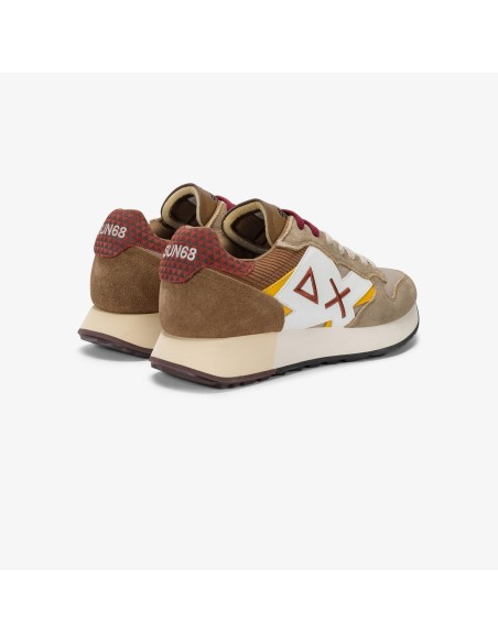 Tirenna Uomo Abbigliamento: Sun68 sneaker Jaki Winter beige scuro