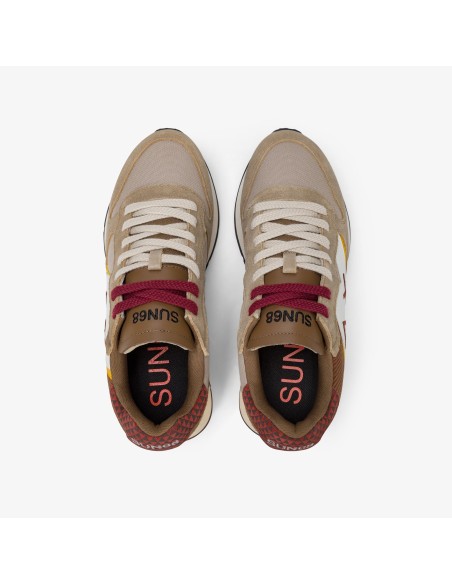 Tirenna Uomo Abbigliamento: Sun68 sneaker Jaki Winter beige scuro