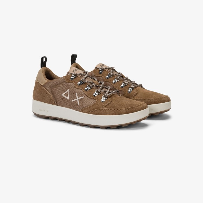 Tirenna Uomo Abbigliamento: Sun68 sneaker Genius Solid in nylon volpe 2