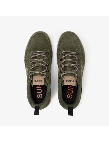 Tirenna Uomo Abbigliamento: Sun68 sneaker Genius Solid nylon militare