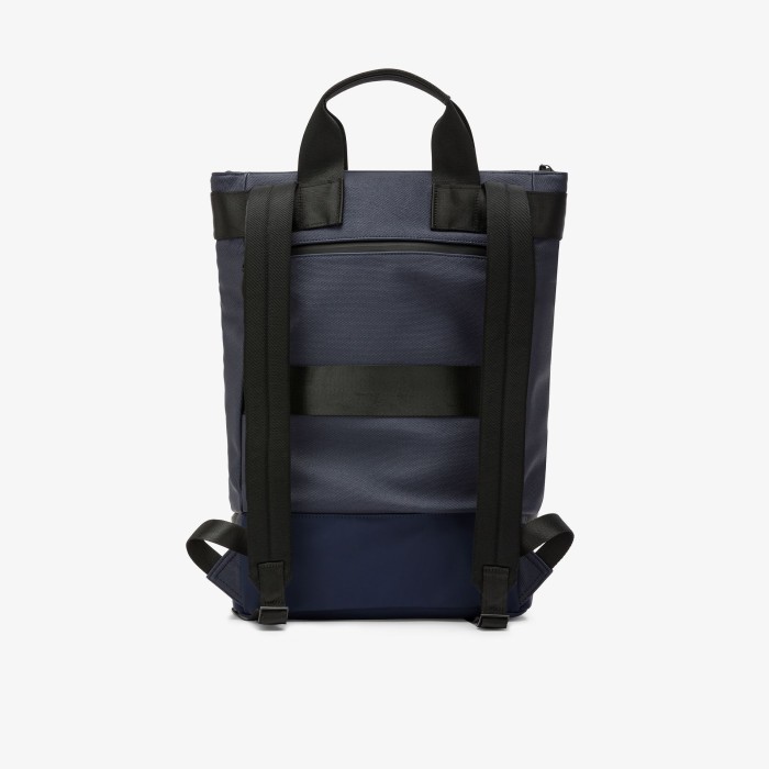 Tirenna Uomo Abbigliamento: Sun68 zaino porta laptop in PU navy blue