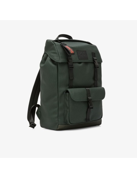 Tirenna Uomo Abbigliamento: Sun68 zaino Everyday in PU verde scuro