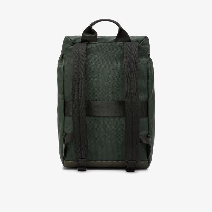 Tirenna Uomo Abbigliamento: Sun68 zaino Everyday in PU verde scuro