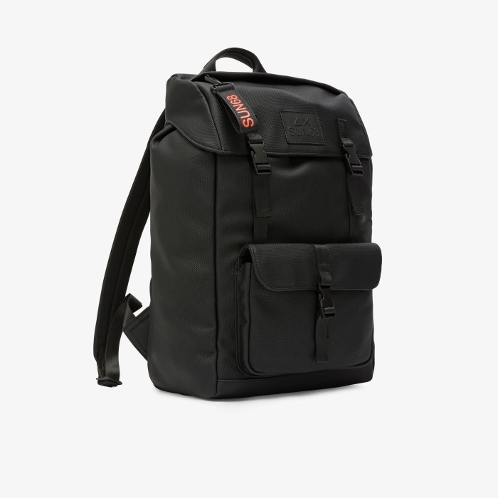 Tirenna Uomo Abbigliamento: Sun68 zaino Everyday in PU nero 2