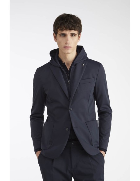 Tirenna Uomo Abbigliamento: At.p.co blazer Athos pettorina e capp. blu