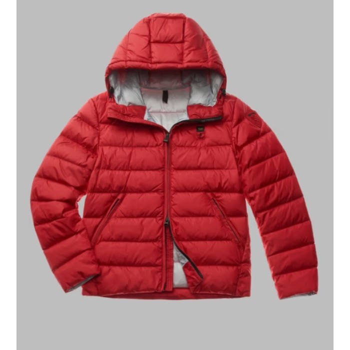 Blauer - 2055 -  giubbotto con cappuccio rosso