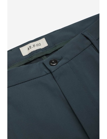 Tirenna Uomo Abbigliamento:At.p.co pantalone Sasa chino slim fit verde
