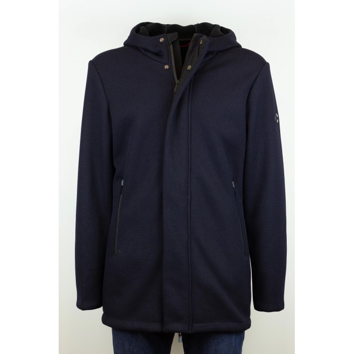 Tirenna Uomo Abbigliamento: Markup giaccone c/capp. blu