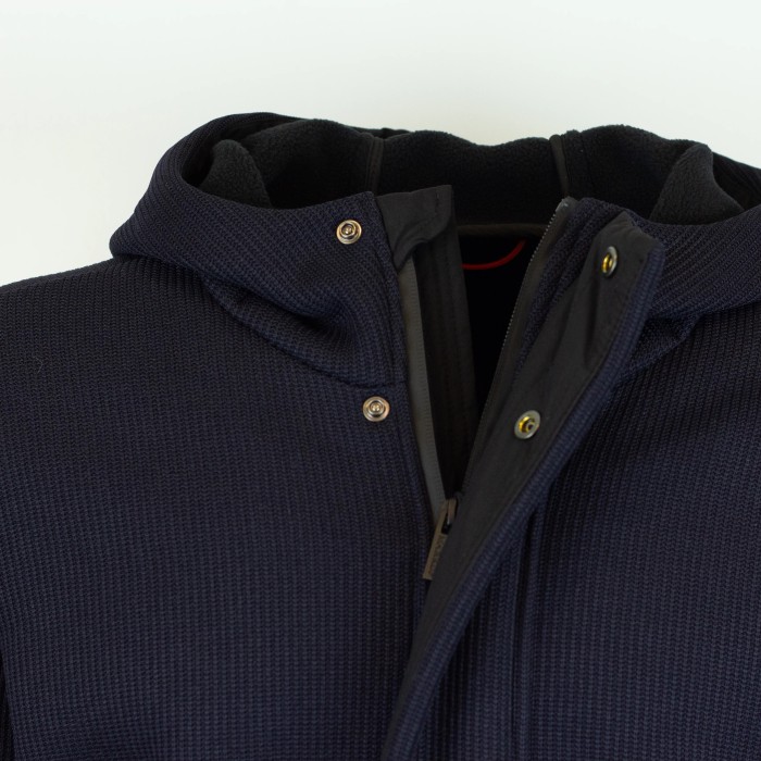 Tirenna Uomo Abbigliamento: Markup giaccone c/capp. blu