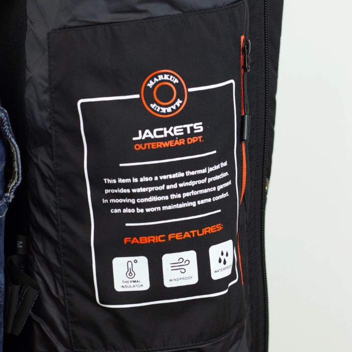 Tirenna Uomo Abbigliamento: Markup giaccone c/capp. blu