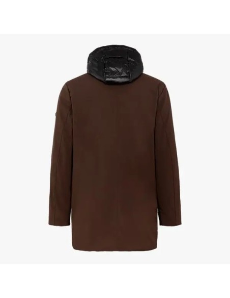 Tirenna Uomo Abbigliamento: Markup impermeabile c/pettorina moro