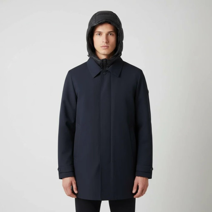 Tirenna Uomo Abbigliamento: Markup impermeabile c/pettorina blu