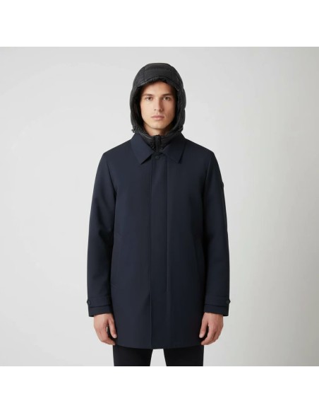 Tirenna Uomo Abbigliamento: Markup impermeabile c/pettorina blu