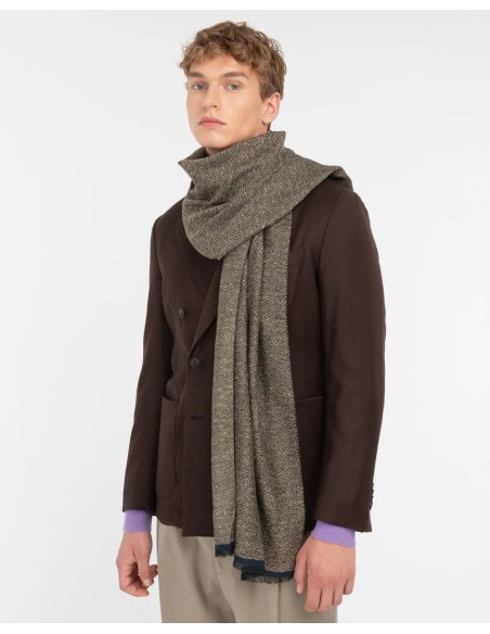 Tirenna Uomo Abbigliamento: Manuel ritz sciarpa marrone S7107