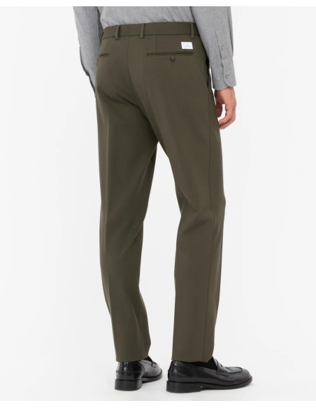 Tirenna: Manuel ritz pantalone jersey punto milano verde P1858MC