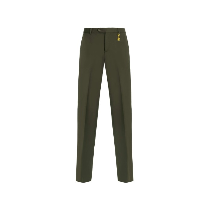 Tirenna: Manuel ritz pantalone jersey punto milano verde P1858MC