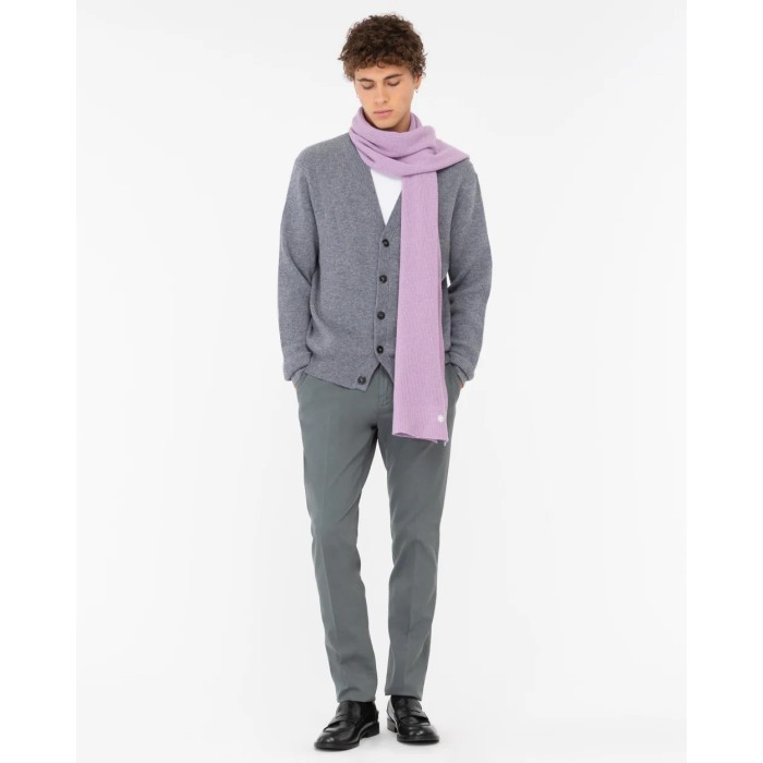 Tirenna: Manuel ritz pantalone skinny armatura stretch grigio P1408TC