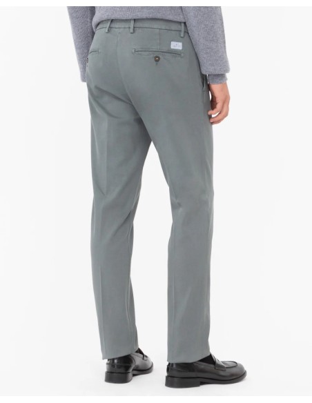 Tirenna: Manuel ritz pantalone skinny armatura stretch grigio P1408TC