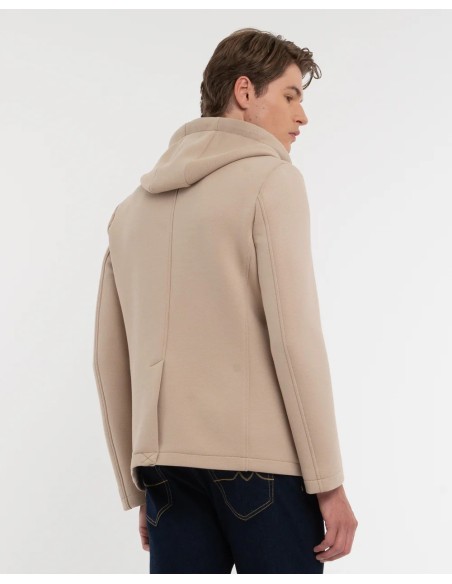 Tirenna: Manuel ritz giacca cappuccio jersey G2448C