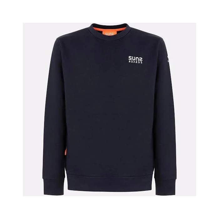 SunS - GIPO PRINT -  felpa giro nero