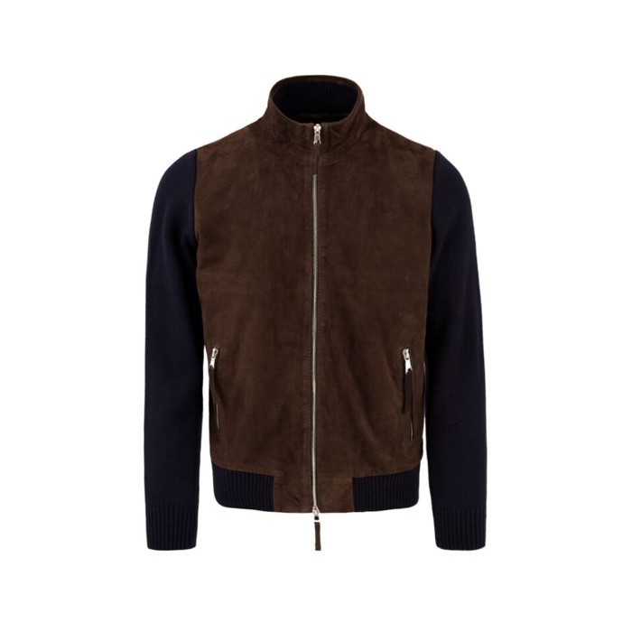 The jack - THAMES - giubbino scamos-maglia marrone